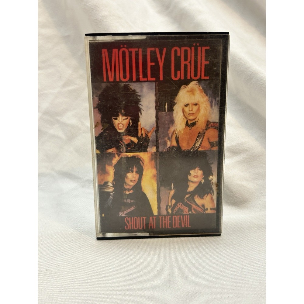 Motley Crue "Shout at the Devil" Cassette Tape Hard Rock